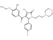 5-(4-chlorophenyl)-4-(4-ethoxy-3-methylbenzoyl)-3-hydroxy-1-[3-(4-morpholinyl)propyl]-1,5-dihydro-2H-pyrrol-2-one