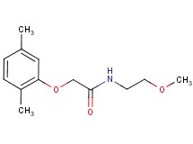 2-(2,5-dimethylphenoxy)-N-(2-methoxyethyl)acetamide