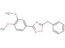 5-benzyl-3-(3,4-dimethoxyphenyl)-1,2,4-oxadiazole