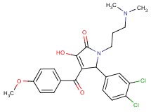 5-(3,4-dichlorophenyl)-1-[3-(dimethylamino)propyl]-3-hydroxy-4-(4-methoxybenzoyl)-1,5-dihydro-2H-pyrrol-2-one