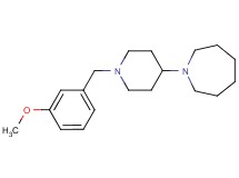 1-[1-(3-methoxybenzyl)-4-piperidinyl]azepane oxalate