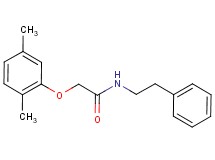 2-(2,5-dimethylphenoxy)-N-(2-phenylethyl)acetamide