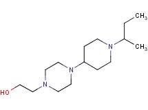2-[4-(1-sec-butyl-4-piperidinyl)-1-piperazinyl]ethanol