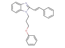 1-(3-phenoxypropyl)-2-(2-phenylvinyl)-1H-benzimidazole
