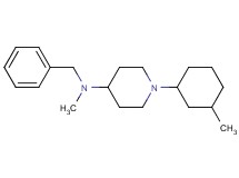 N-benzyl-N-methyl-1-(3-methylcyclohexyl)-4-piperidinamine oxalate