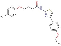 N-[4-(4-ethoxyphenyl)-1,3-thiazol-2-yl]-4-(4-methylphenoxy)butanamide