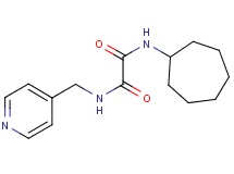 N-cycloheptyl-N'-(4-pyridinylmethyl)ethanediamide