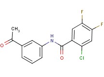 N-(3-acetylphenyl)-2-chloro-4,5-difluorobenzamide