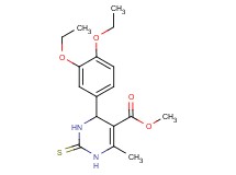 methyl 4-(3,4-diethoxyphenyl)-6-methyl-2-thioxo-1,2,3,4-tetrahydro-5-pyrimidinecarboxylate