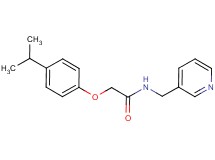 2-(4-isopropylphenoxy)-N-(3-pyridinylmethyl)acetamide
