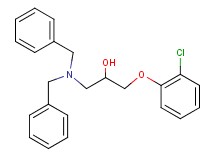 1-(2-chlorophenoxy)-3-(dibenzylamino)-2-propanol hydrochloride
