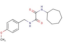 N-cycloheptyl-N'-(4-methoxybenzyl)ethanediamide