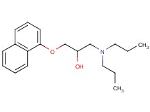 1-(dipropylamino)-3-(1-naphthyloxy)-2-propanol hydrochloride