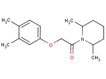 1-[(3,4-dimethylphenoxy)acetyl]-2,6-dimethylpiperidine