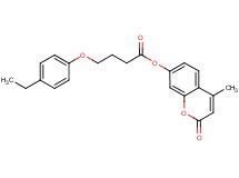 4-methyl-2-oxo-2H-chromen-7-yl 4-(4-ethylphenoxy)butanoate
