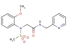 N~2~-(2-methoxyphenyl)-N~2~-(methylsulfonyl)-N~1~-(2-pyridinylmethyl)glycinamide