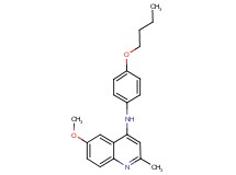 N-(4-butoxyphenyl)-6-methoxy-2-methyl-4-quinolinamine hydrochloride