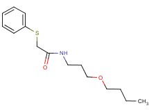 N-(3-butoxypropyl)-2-(phenylthio)acetamide