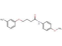 N-(4-methoxyphenyl)-4-(3-methylphenoxy)butanamide