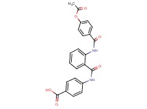 4-[(2-{[4-(acetyloxy)benzoyl]amino}benzoyl)amino]benzoic acid