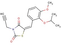 5-(2-isopropoxy-3-methoxybenzylidene)-3-(2-propyn-1-yl)-1,3-thiazolidine-2,4-dione