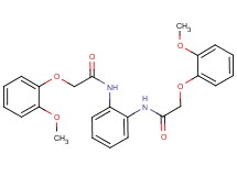 N,N'-1,2-phenylenebis[2-(2-methoxyphenoxy)acetamide]