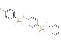N-[4-(anilinosulfonyl)phenyl]-4-fluorobenzenesulfonamide