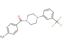 1-(4-methylbenzoyl)-4-[3-(trifluoromethyl)phenyl]piperazine