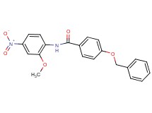 4-(benzyloxy)-N-(2-methoxy-4-nitrophenyl)benzamide