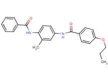 N-[4-(benzoylamino)-3-methylphenyl]-4-propoxybenzamide