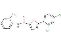 5-(2,4-dichlorophenyl)-N-(2-methylphenyl)-2-furamide