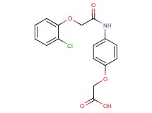 (4-{[(2-chlorophenoxy)acetyl]amino}phenoxy)acetic acid