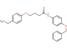 N-[4-(benzyloxy)phenyl]-4-(4-ethylphenoxy)butanamide