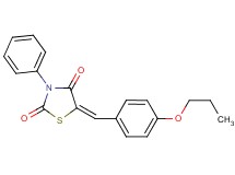 3-phenyl-5-(4-propoxybenzylidene)-1,3-thiazolidine-2,4-dione