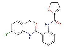 N-(2-{[(5-chloro-2-methylphenyl)amino]carbonyl}phenyl)-2-furamide