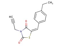 5-(4-ethylbenzylidene)-3-(2-propyn-1-yl)-1,3-thiazolidine-2,4-dione