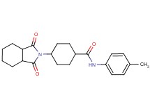 4-(1,3-dioxooctahydro-2H-isoindol-2-yl)-N-(4-methylphenyl)cyclohexanecarboxamide