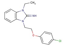 1-[2-(4-chlorophenoxy)ethyl]-3-ethyl-1,3-dihydro-2H-benzimidazol-2-imine hydrobromide