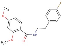 N-[2-(4-fluorophenyl)ethyl]-2,4-dimethoxybenzamide
