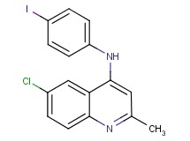6-chloro-N-(4-iodophenyl)-2-methyl-4-quinolinamine hydrochloride