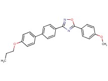5-(4-methoxyphenyl)-3-(4'-propoxy-4-biphenylyl)-1,2,4-oxadiazole