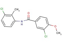 3-chloro-N-(3-chloro-2-methylphenyl)-4-methoxybenzamide