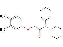N,N-dicyclohexyl-2-(3,4-dimethylphenoxy)acetamide