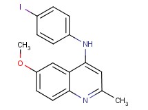 N-(4-iodophenyl)-6-methoxy-2-methyl-4-quinolinamine hydrochloride