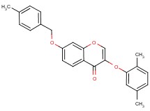 3-(2,5-dimethylphenoxy)-7-[(4-methylbenzyl)oxy]-4H-chromen-4-one