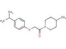 1-[(4-isopropylphenoxy)acetyl]-4-methylpiperidine