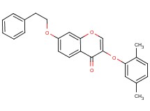 3-(2,5-dimethylphenoxy)-7-(2-phenylethoxy)-4H-chromen-4-one