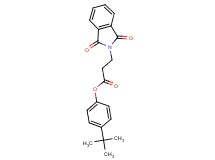 4-tert-butylphenyl 3-(1,3-dioxo-1,3-dihydro-2H-isoindol-2-yl)propanoate
