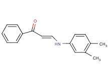 3-[(3,4-dimethylphenyl)amino]-1-phenyl-2-propen-1-one