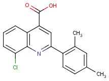 8-chloro-2-(2,4-dimethylphenyl)-4-quinolinecarboxylic acid